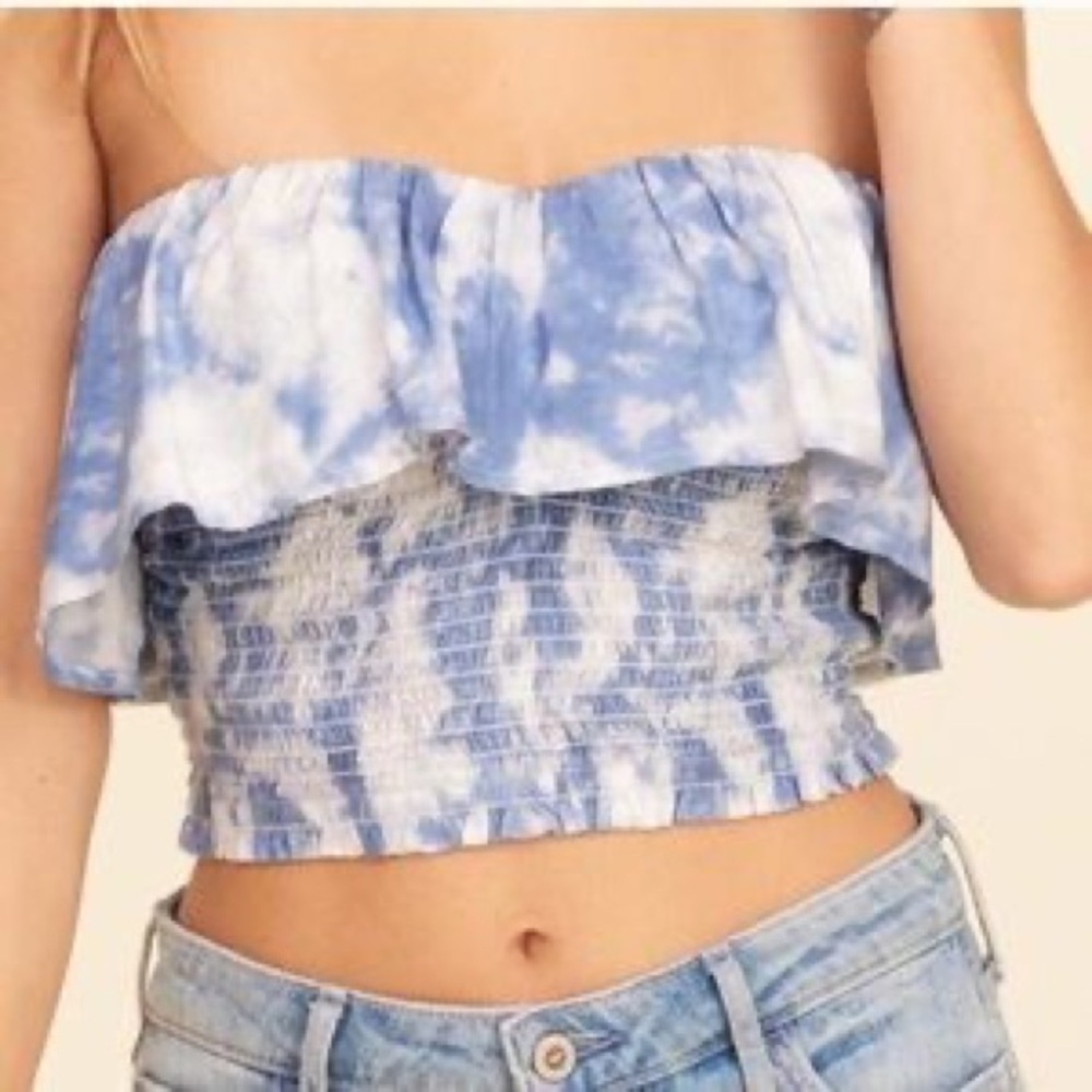 Cropped Hollister Tube Top